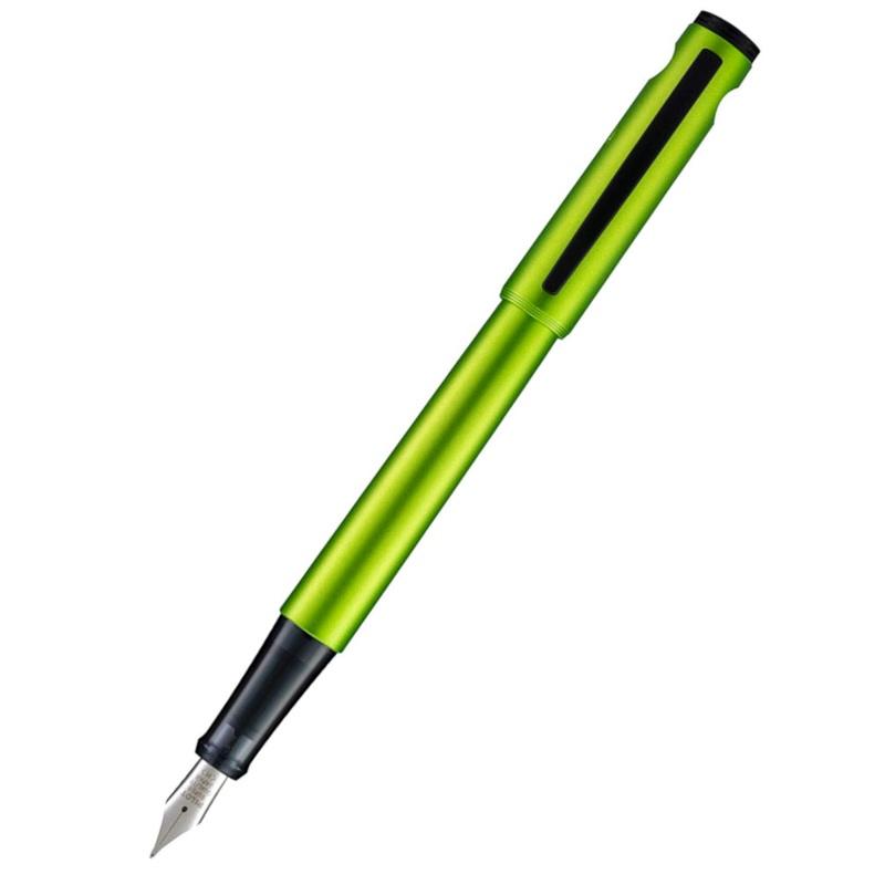 *Clearance* Pilot Explorer Fountain Pen - Metallic Lime Green Fine