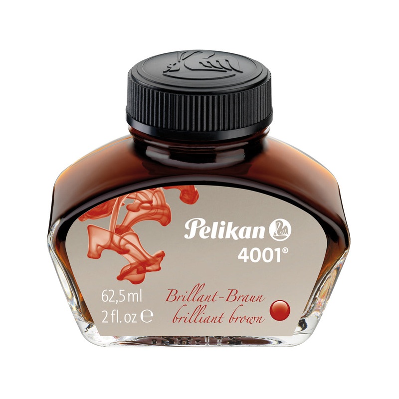 Pelikan 4001 Ink Bottle Large 62.5 ml - Brilliant Brown