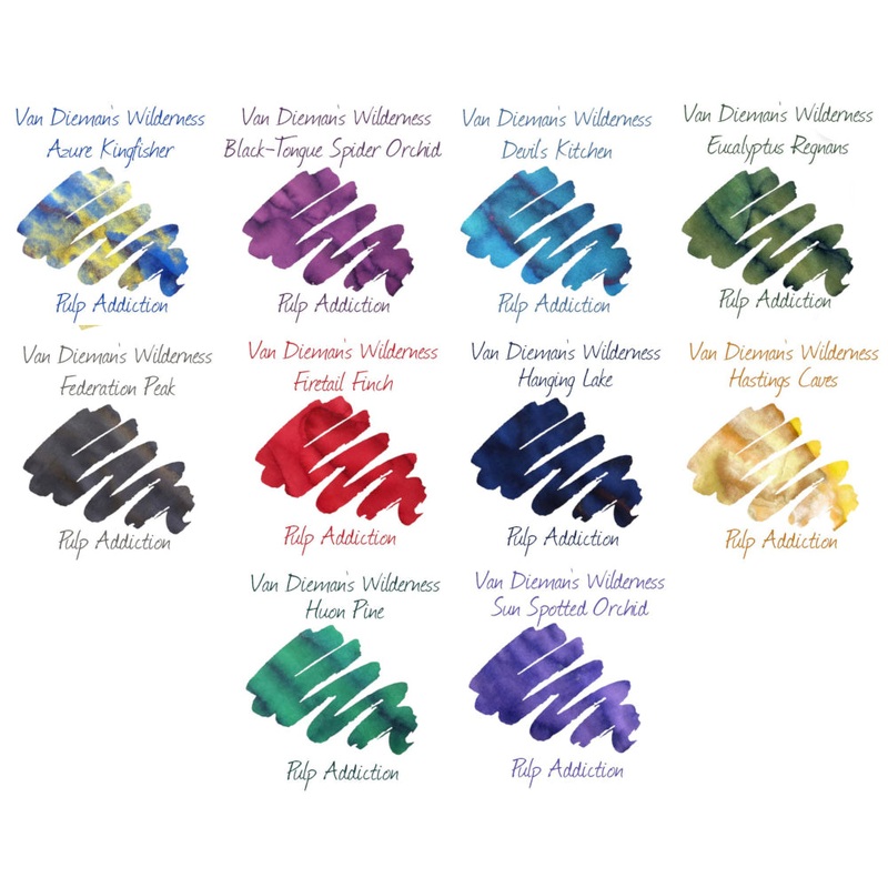Van Dieman's Wilderness Ink Sample Package (10)