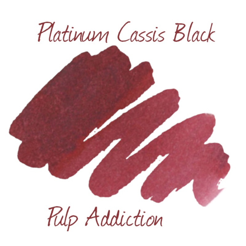 Platinum Classic Ink Cassis Black - 2ml Sample