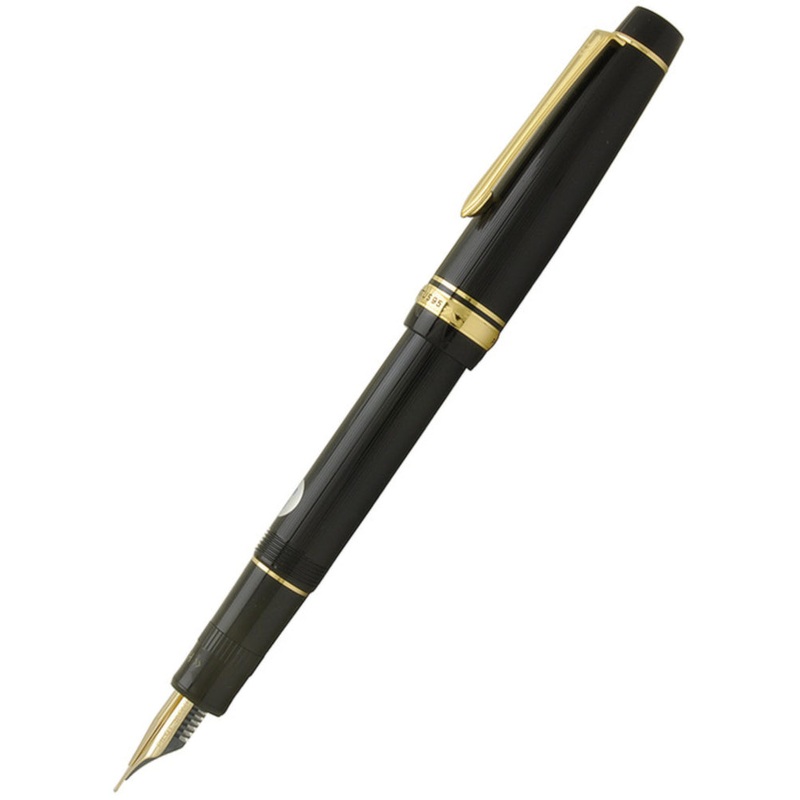 Pilot Justus 95 Fountain Pen - Black Stripe Fine