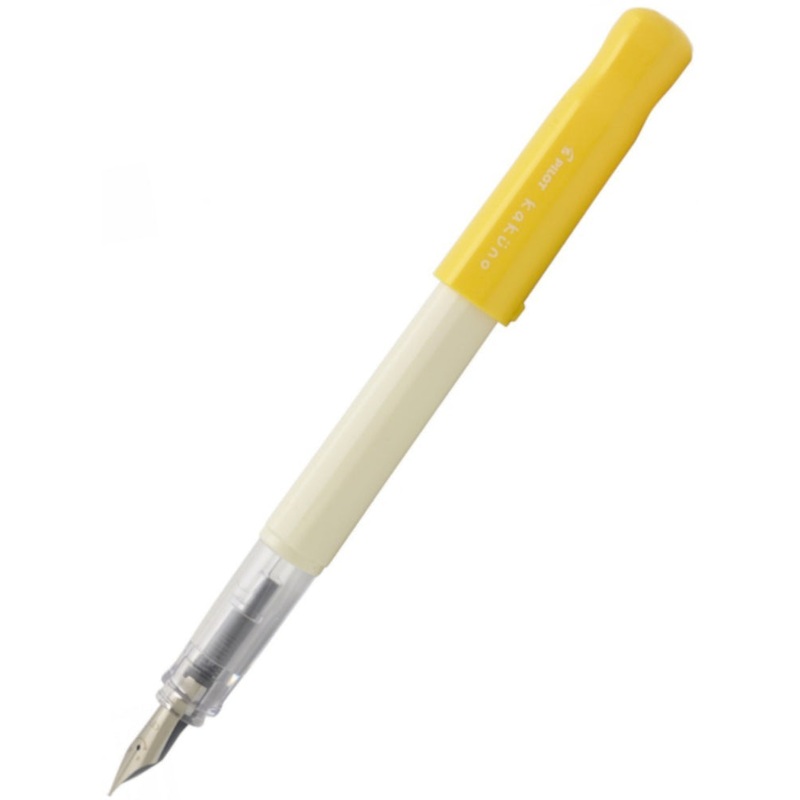 Pilot Kakuno Fountain Pen - Soft Yellow Medium