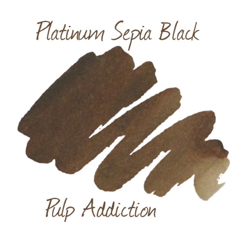 Platinum Classic Ink Sepia Black - 2ml Sample