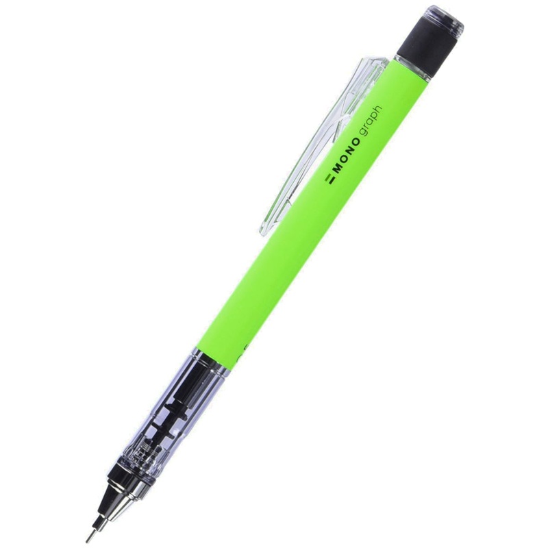 Tombow Mono Graph Shaker Mechanical Pencil - Neon Green 0.5mm