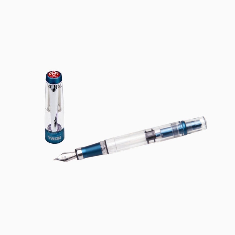 TWSBI Diamond 580ALR Fountain Pen - Prussian Blue, Broad Nib