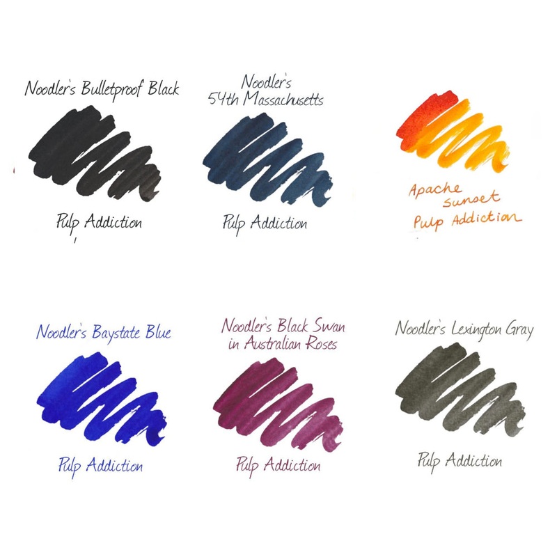 Noodler's Best of the Best Ink Sample Package (6)