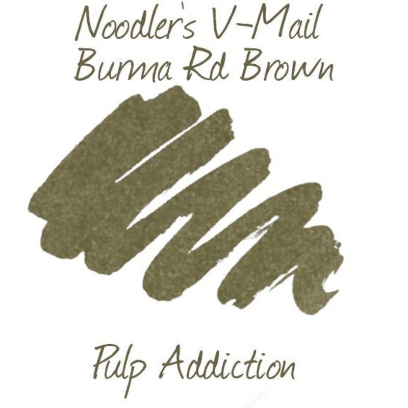 Noodler's V-Mail Burma Road Brown Ink - 2ml Sample