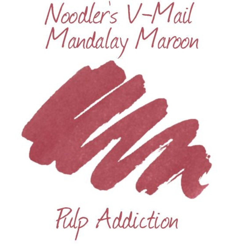 Noodler's V-Mail Mandalay Maroon Ink - 2ml Sample