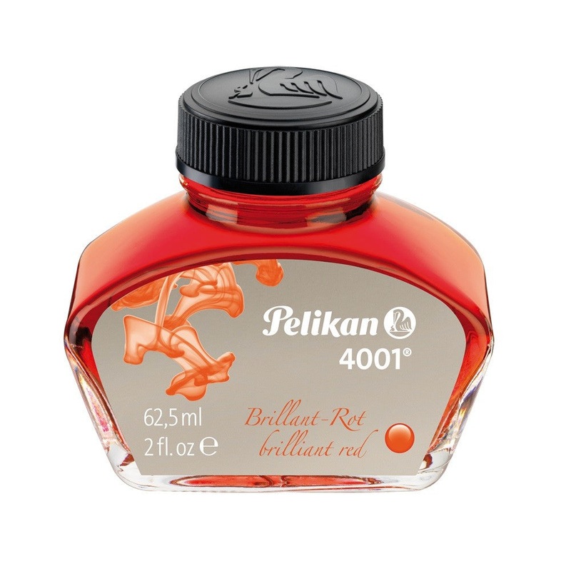 Pelikan 4001 Ink Bottle Large 62.5 ml - Brilliant Red