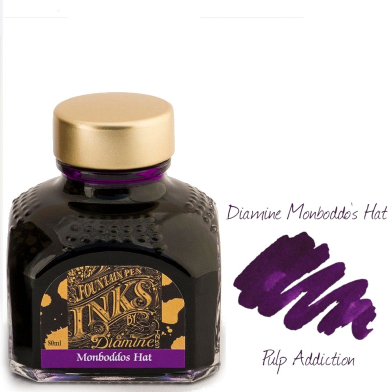 Diamine Fountain Pen Ink - Monboddos Hat 80ml Bottle