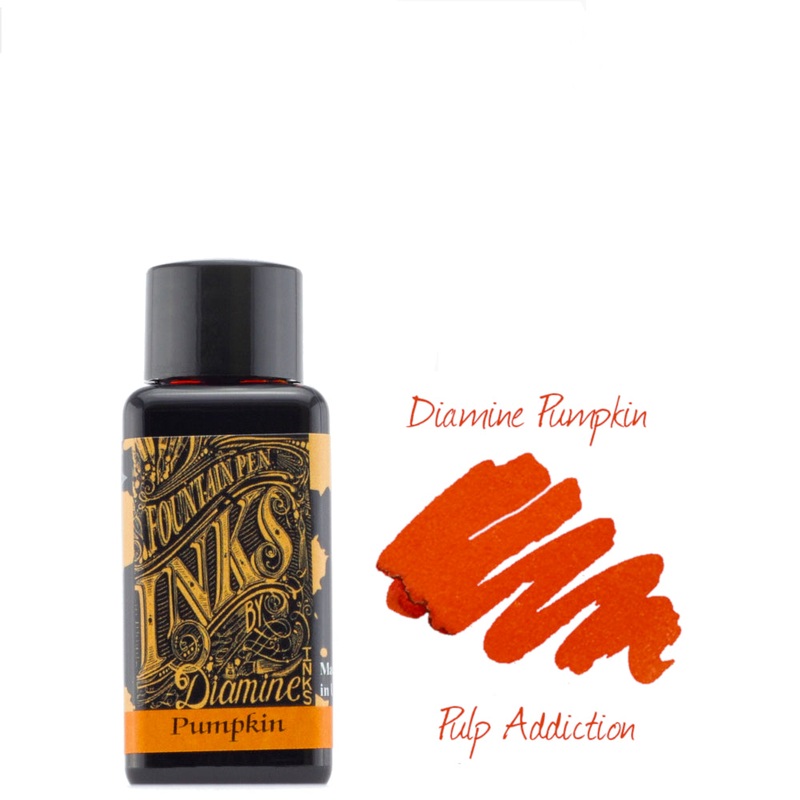 Diamine Fountain Pen Ink - Pumpkin 30ml Bottle