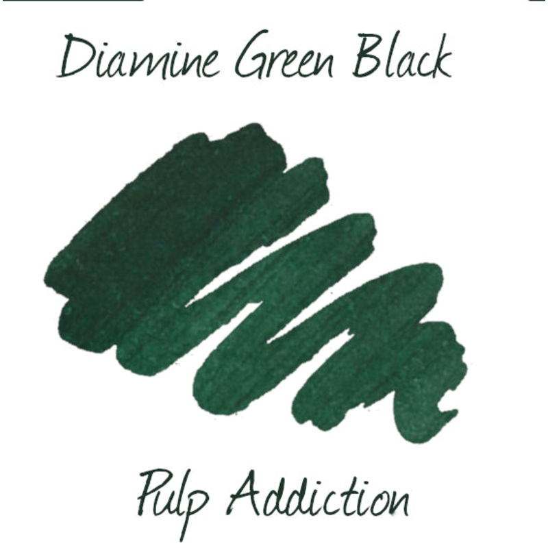 Diamine Green Black - 2ml Sample