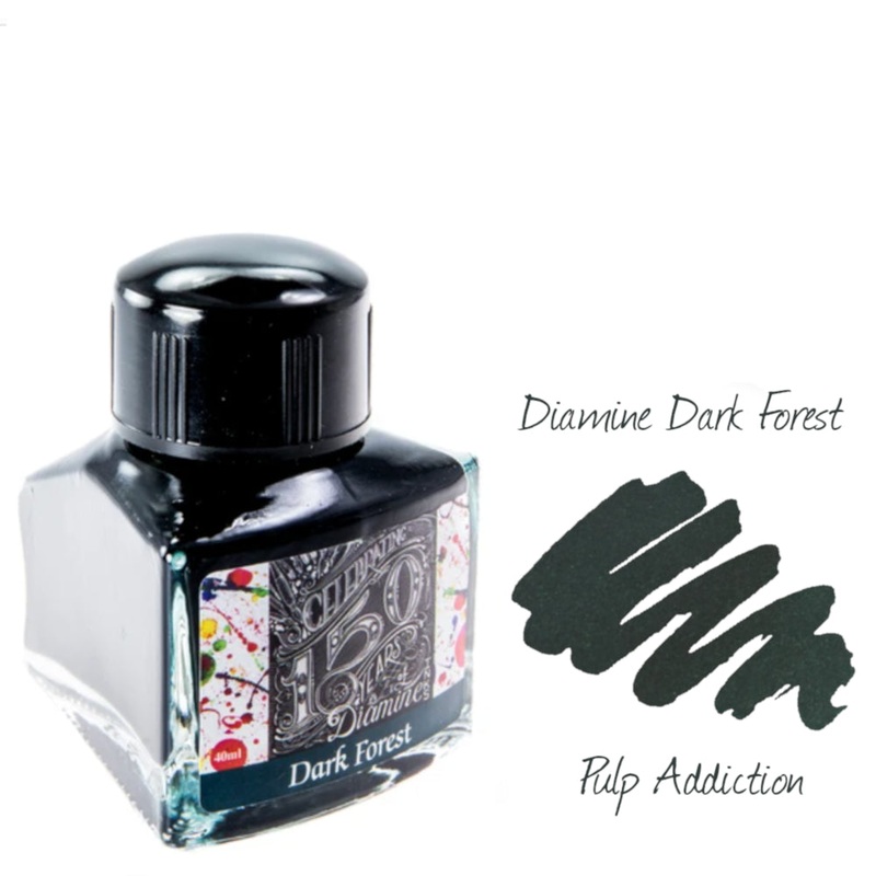 Diamine 150th Anniversary Fountain Pen Ink - Dark Forest 40ml Bottle