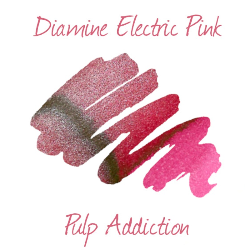 Diamine Electric Pink Shimmer - 2ml Sample