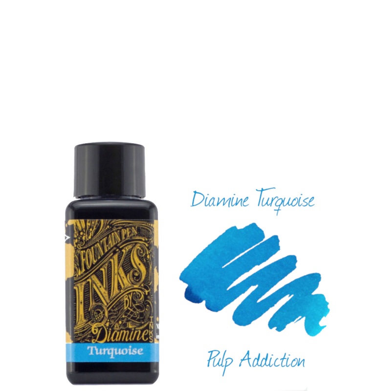 Diamine Fountain Pen Ink - Turquoise 30ml Bottle