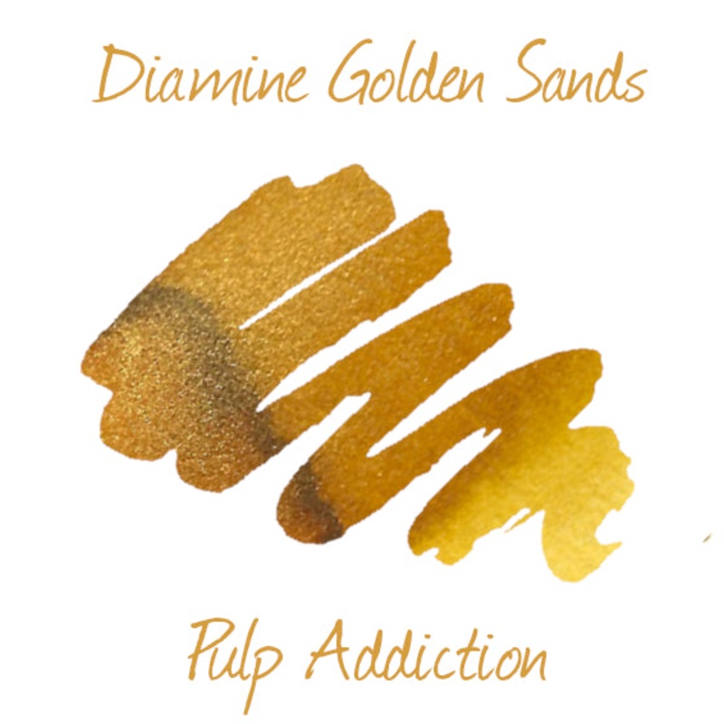 Diamine Golden Sands Shimmer - 2ml Sample