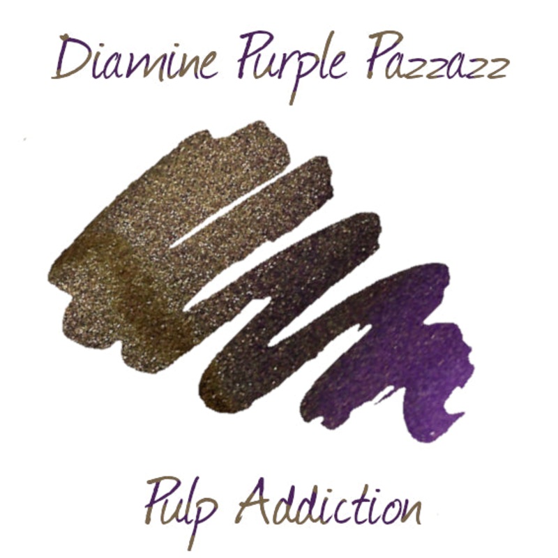 Diamine Purple Pazzazz Shimmer - 2ml Sample