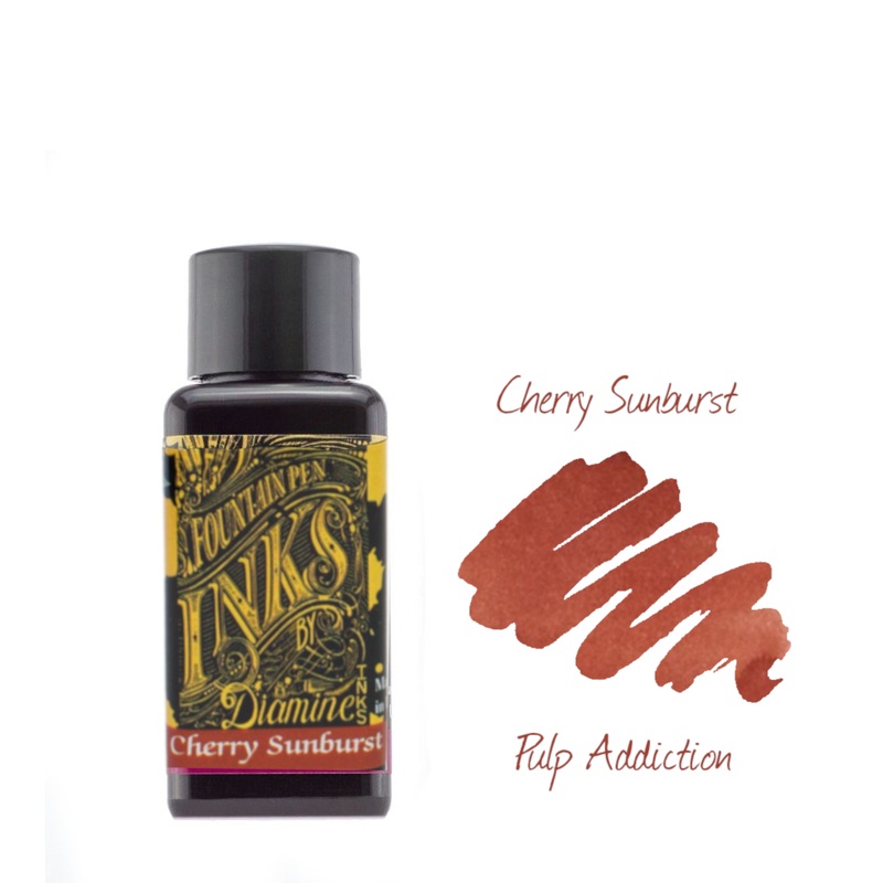 Diamine Ink - Cherry Sunburst (Guitar) 30ml Bottle