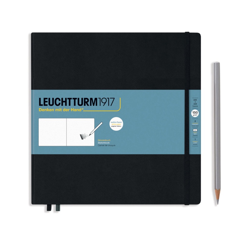 Leuchtturm1917 Square Sketchbook - Black