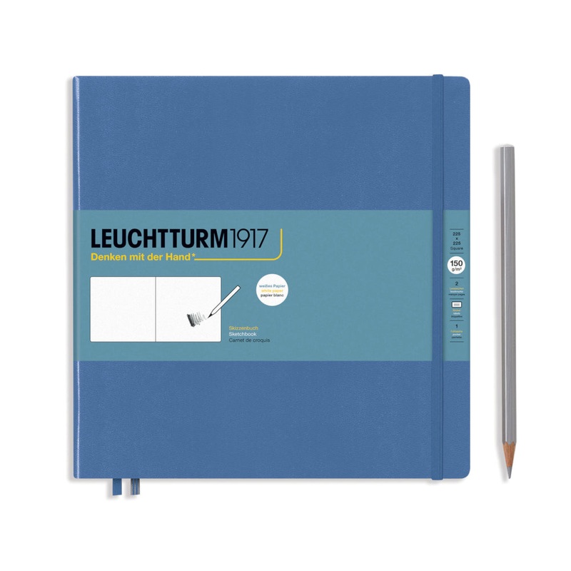 Leuchtturm1917 Square Sketchbook - Denim