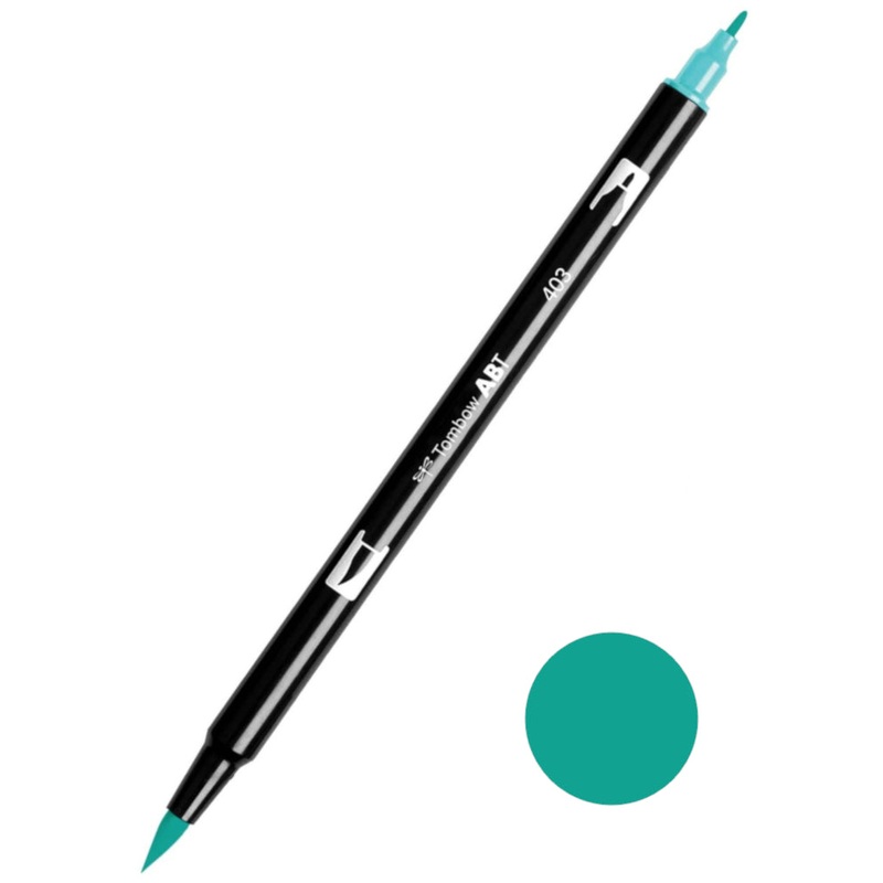 Tombow ABT-403 Bright Blue Dual Brush Pen