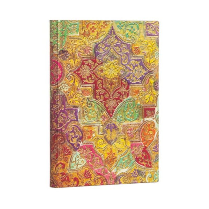 Paperblanks Flexi Brocaded Paper Bavarian WIld Flower Midi Journal - Lined