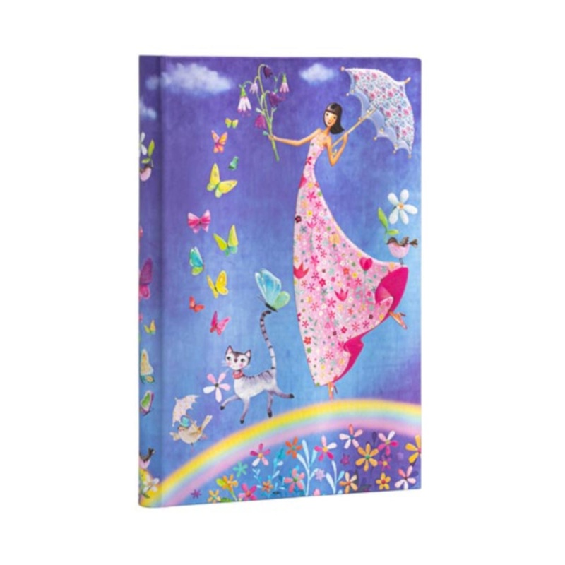 Paperblanks Mila Marquis Spring Rainbow Midi Lined Journal