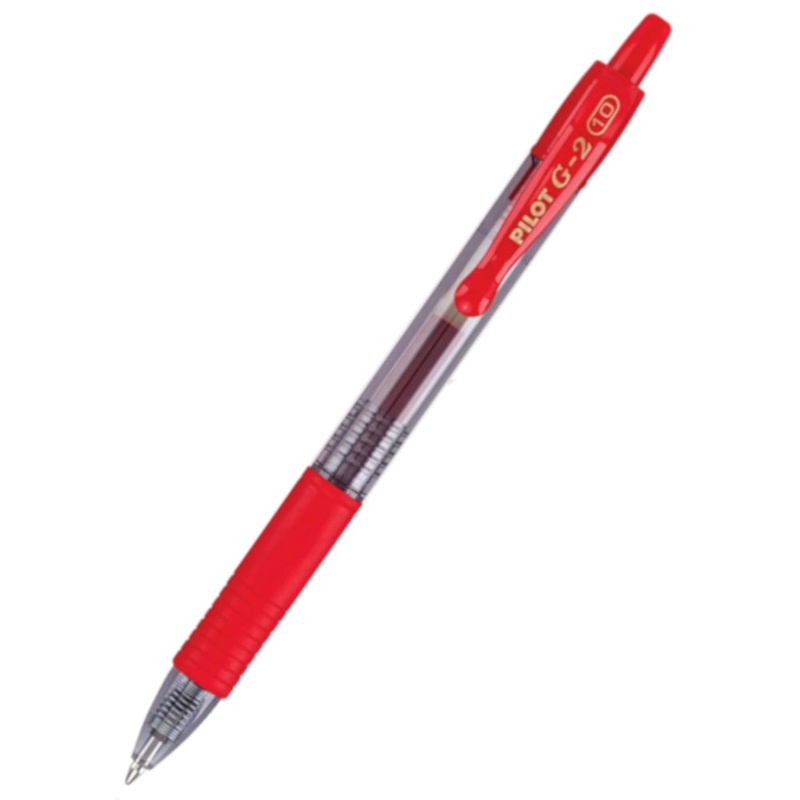Pilot G-2 Gel Rollerball Pen - Broad 1.0mm Red