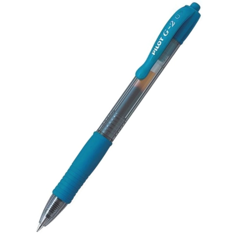 Pilot G-2 Gel Rollerball Pen - Fine 0.7mm Light Blue
