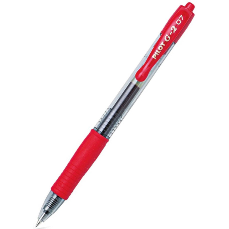 Pilot G-2 Gel Rollerball Pen - Fine 0.7mm Red