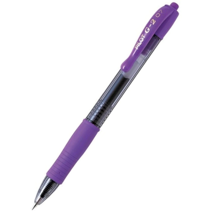 Pilot G-2 Gel Rollerball Pen - Fine 0.7mm Violet