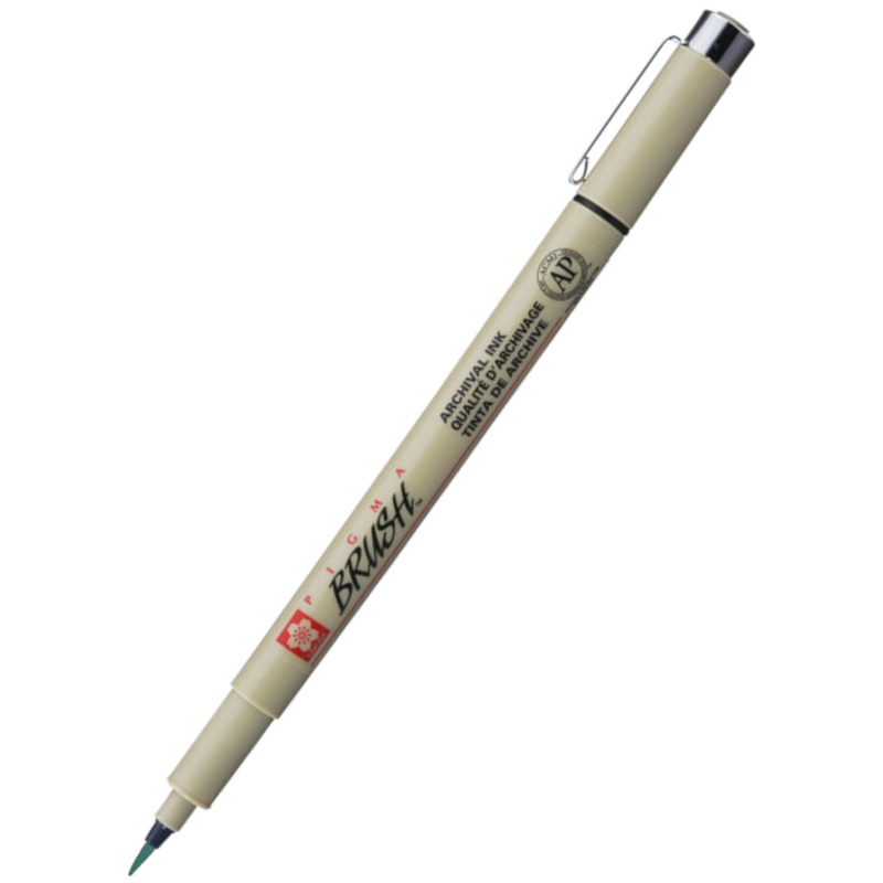 Sakura Pigma Brush Pen - Green