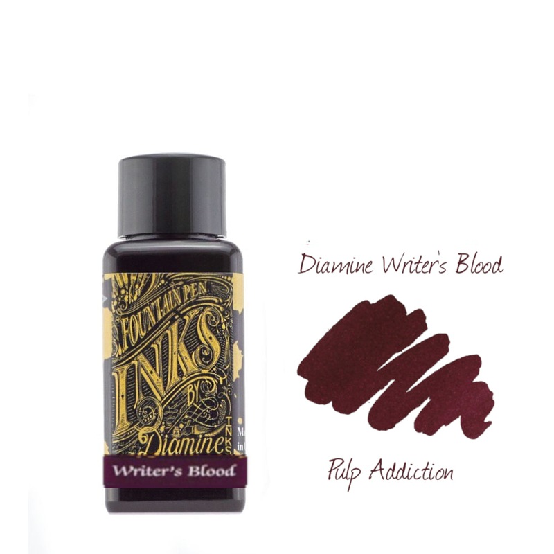 Diamine Fountain Pen Ink - Writer's Blood 30ml Bottle