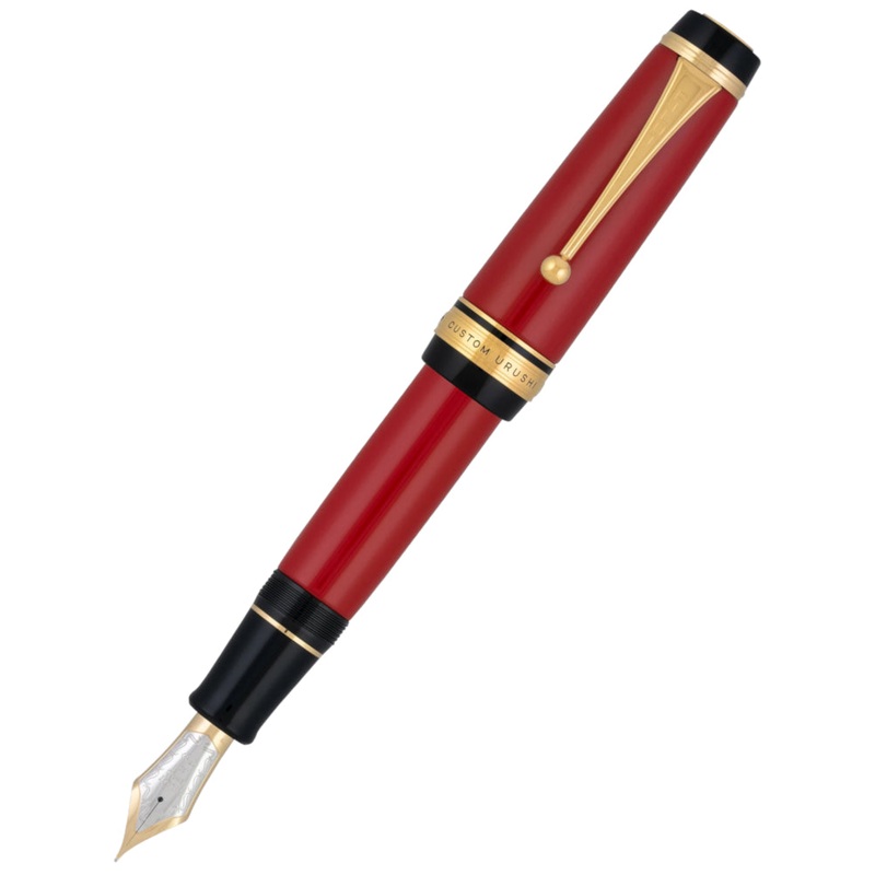 Pilot Custom Urushi Fountain Pen - Vermillion Fine Medium