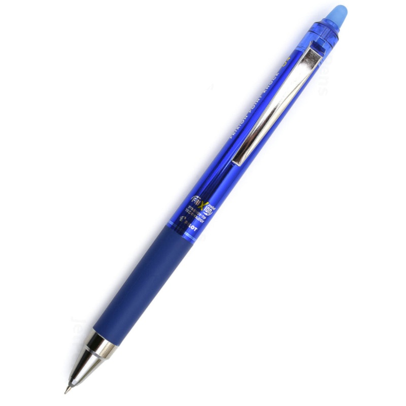 Pilot FriXion Point Knock Gel Pen - 0.4 mm - Blue