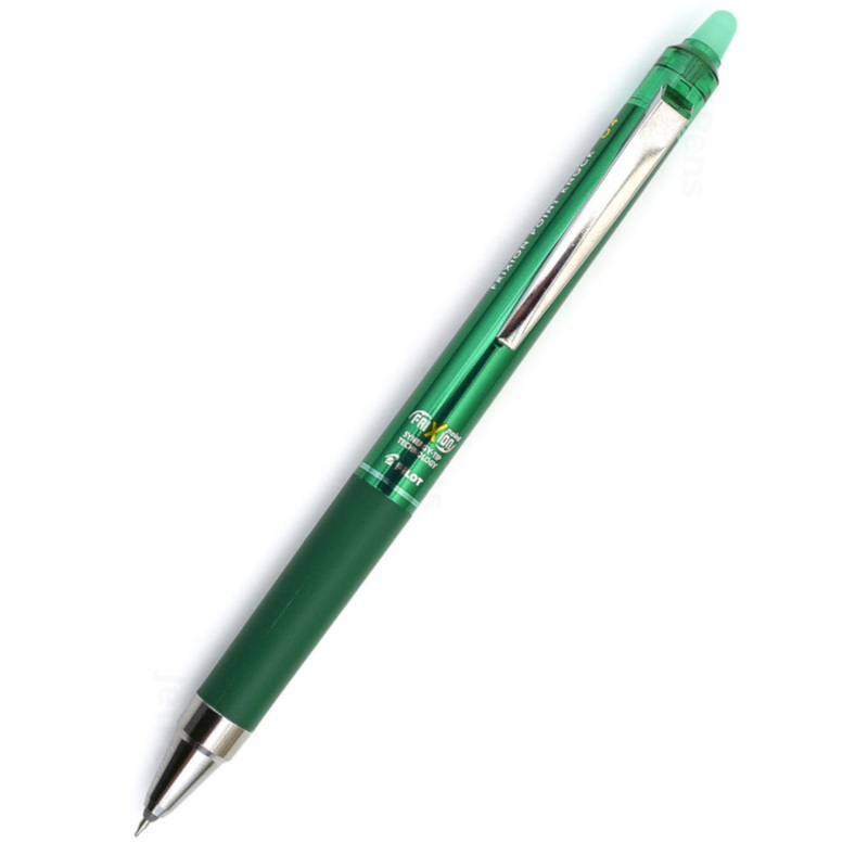 Pilot FriXion Point Knock Gel Pen - 0.4 mm - Green