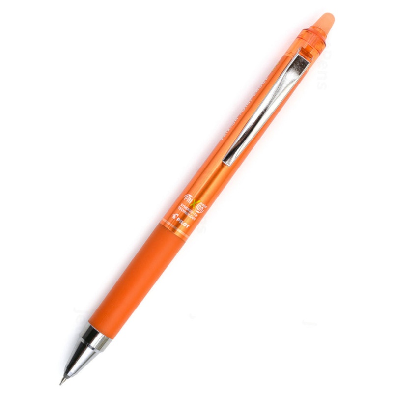 Pilot FriXion Point Knock Gel Pen - 0.4 mm - Orange