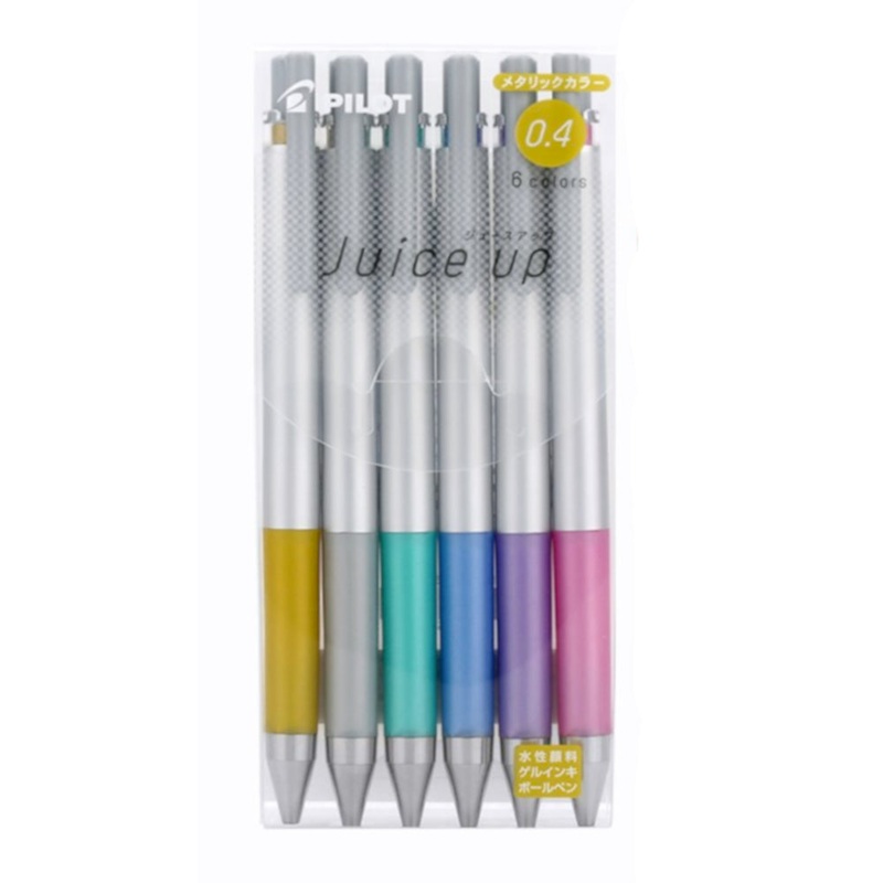 Pilot Juice Up Gel Pen - Metallic 0.4mm 6pc Set