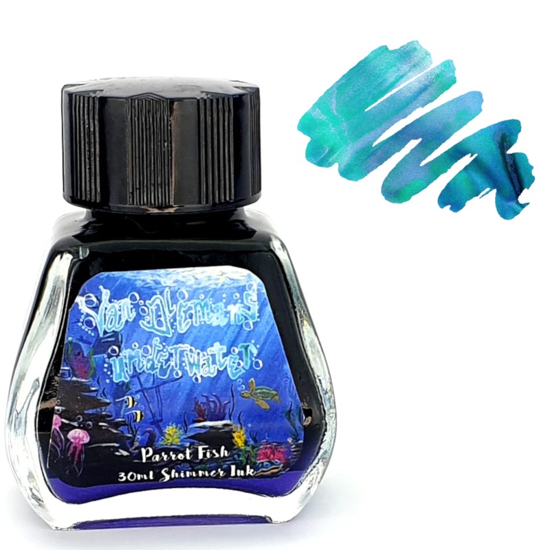 Van Dieman's Fountain Pen Ink - (Underwater) Parrot Fish