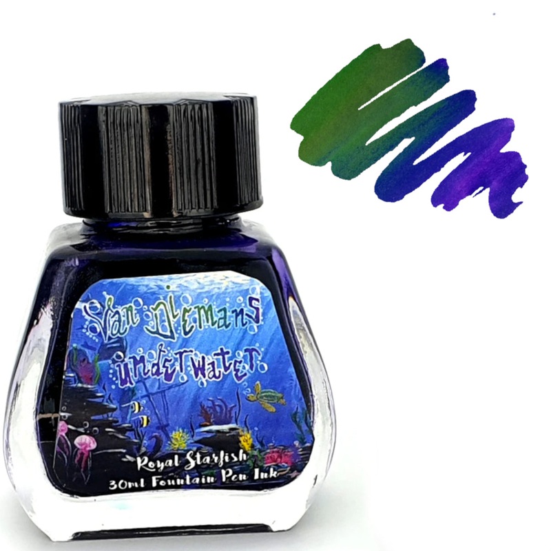 Van Dieman's Fountain Pen Ink - (Underwater) Royal Starfish
