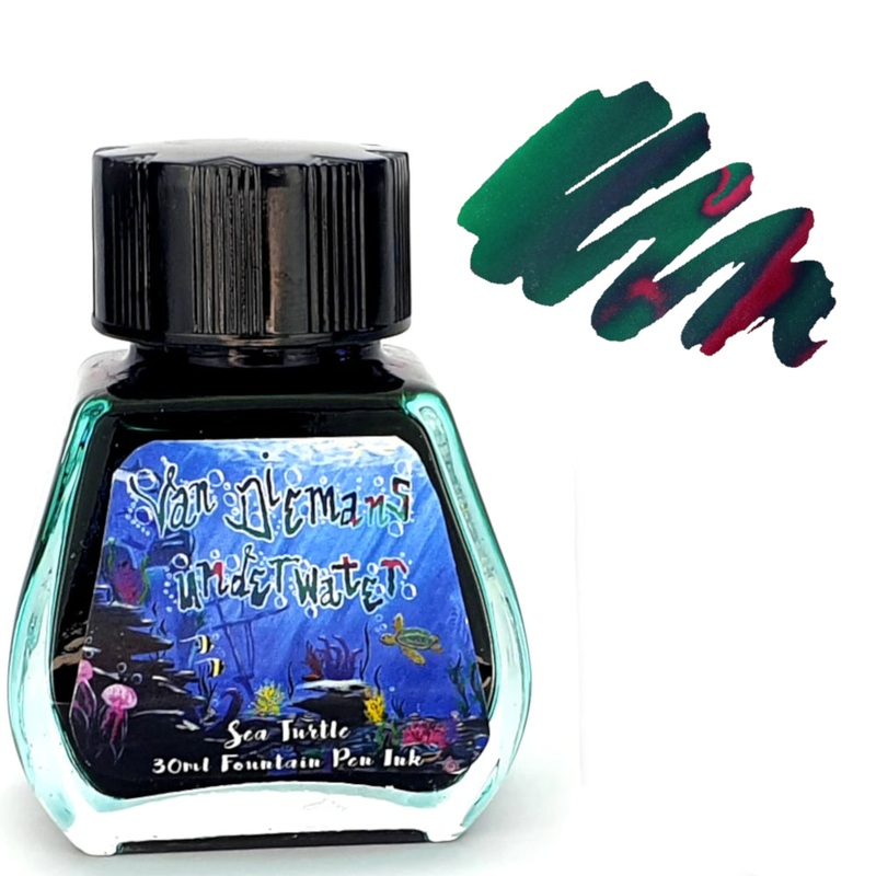 Van Dieman's Fountain Pen Ink - (Underwater) Sea Turtle
