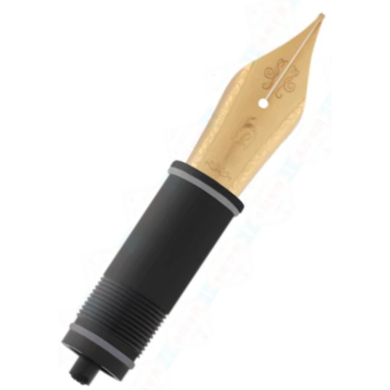 Nahvalur #6 Replacement Nib - Stainless Steel Gold Plated