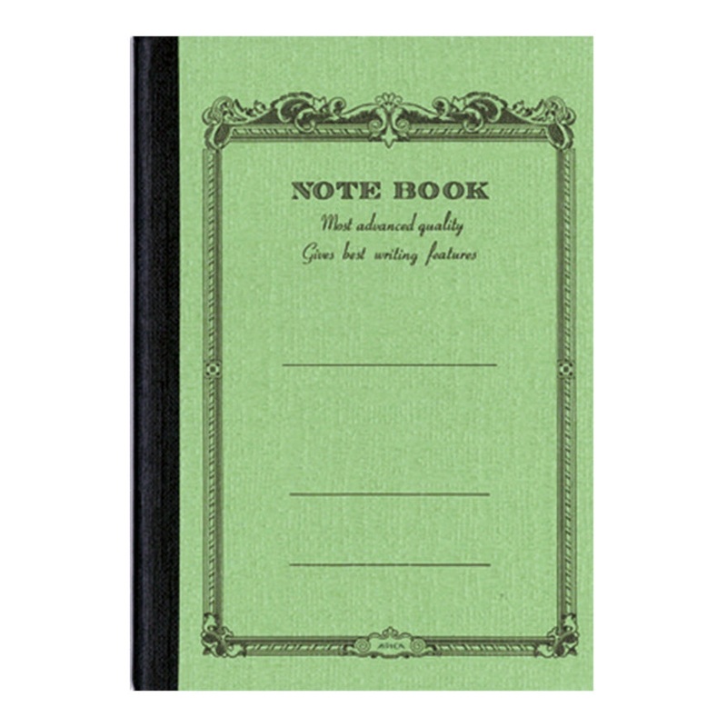 Apica A7 Green Lined Notebook