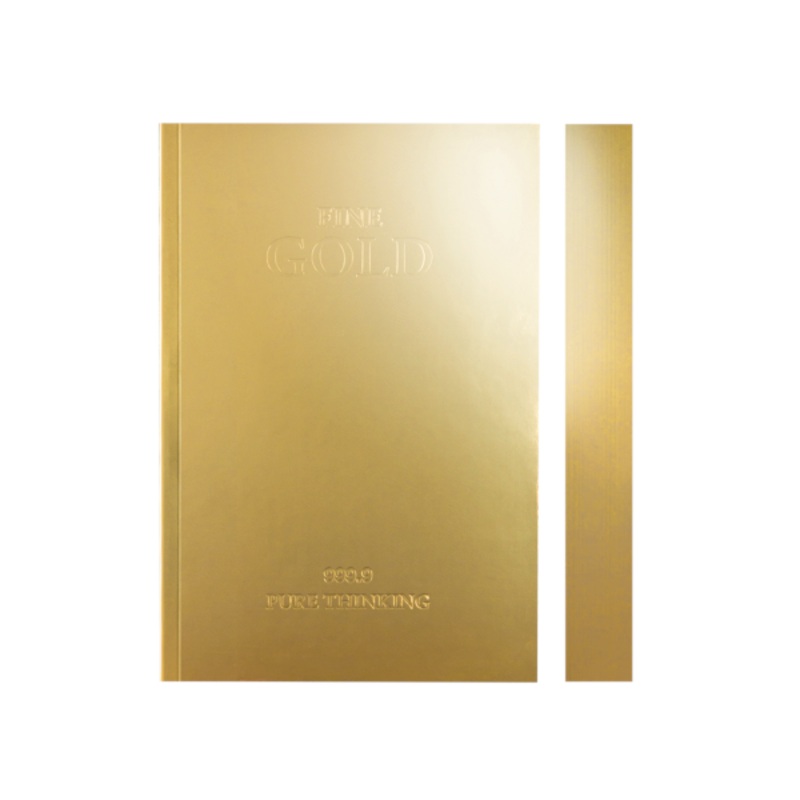 Daycraft Slab Lined Notebook (A6, Gold)
