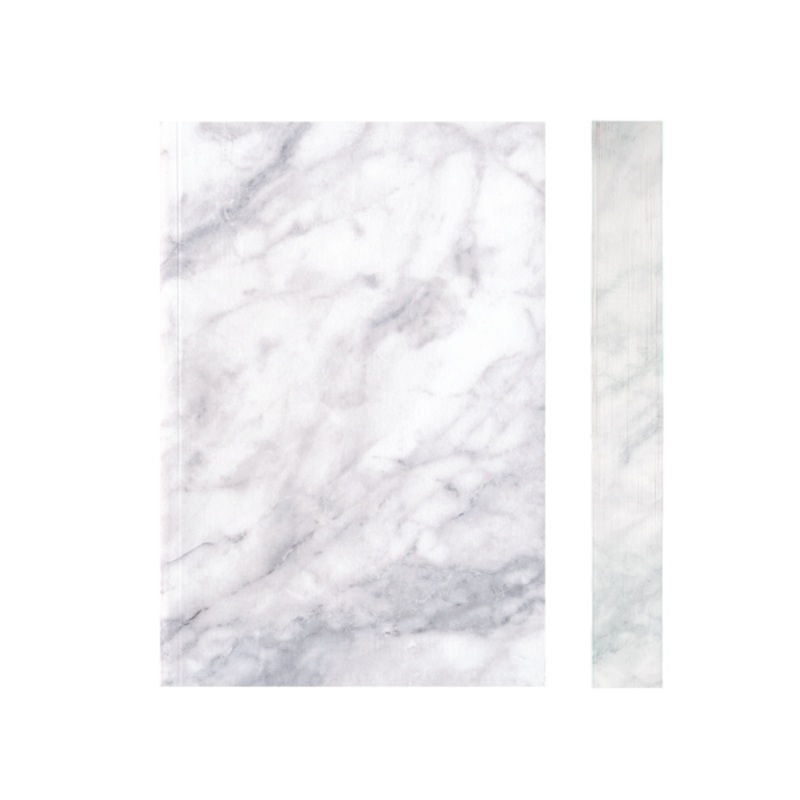 Daycraft Slab Lined Notebook (A6, Statuario Marble)
