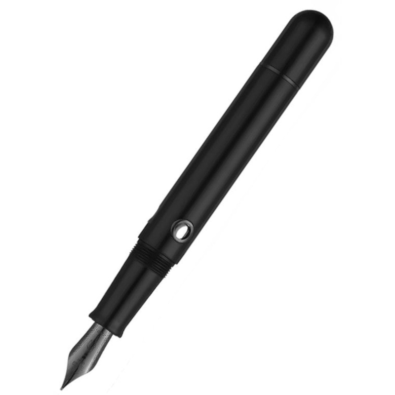 Nahvalur Nautilus Fountain Pen Cephalapod - Black - Double Broad