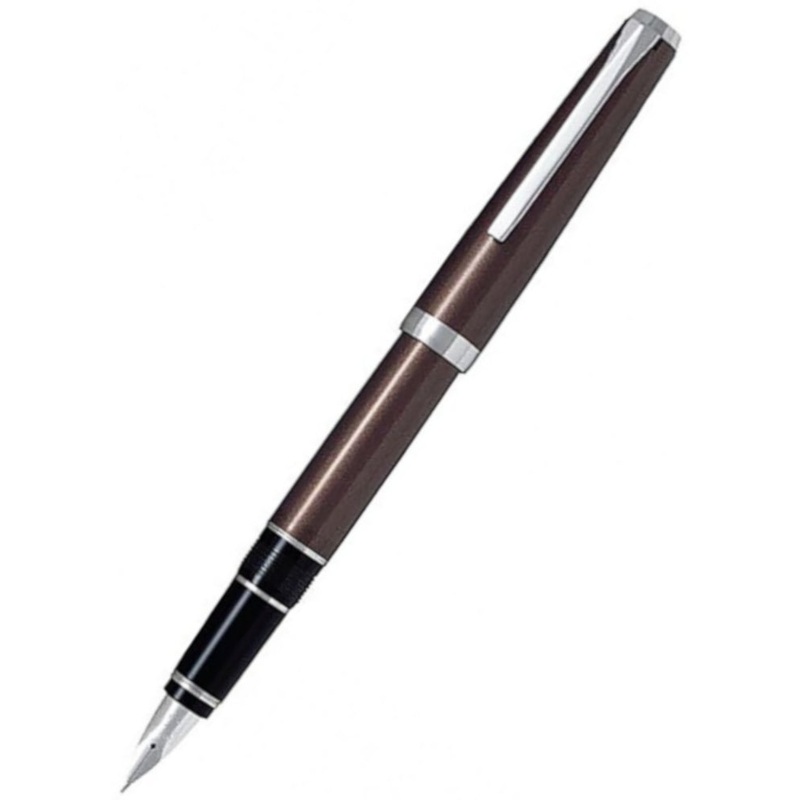 Pilot Falcon Fountain Pen - Brown Rhodium Soft Extra Fine