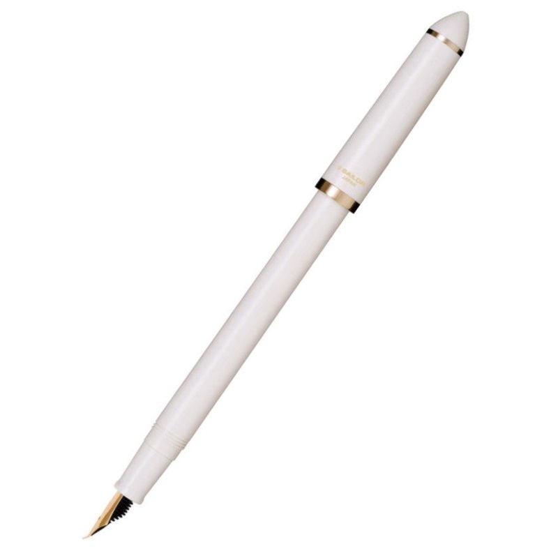Sailor Fude De Mannen Calligraphy Fountain Pen - Pearl White