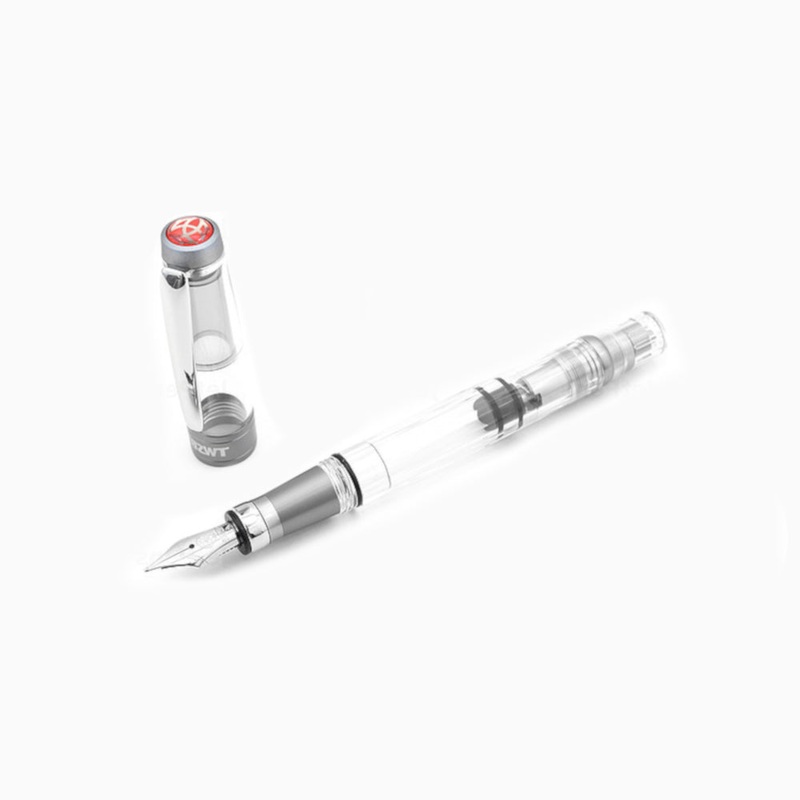 TWSBI Diamond 580ALR Fountain Pen - Nickel Gray Extra Fine Nib