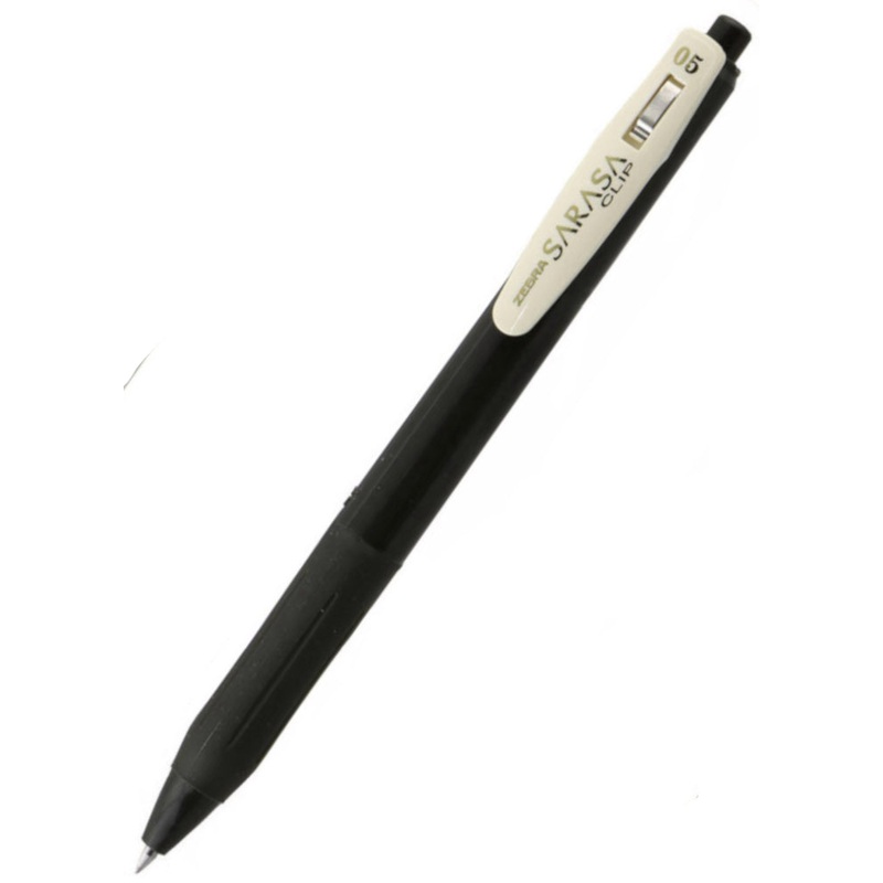 Zebra Sarasa Clip Gel Vintage Rollerball Pen - Sepia Black
